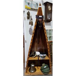 CANOE DISPLAY SHELF 84"