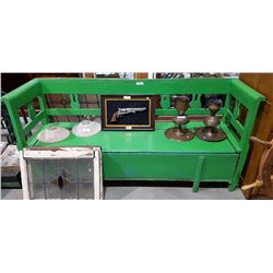 SCHLOFFING BENCH 75"w X 36"h X 21"d