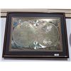 Image 1 : FRAMED MAP APROX 39.5"X30"