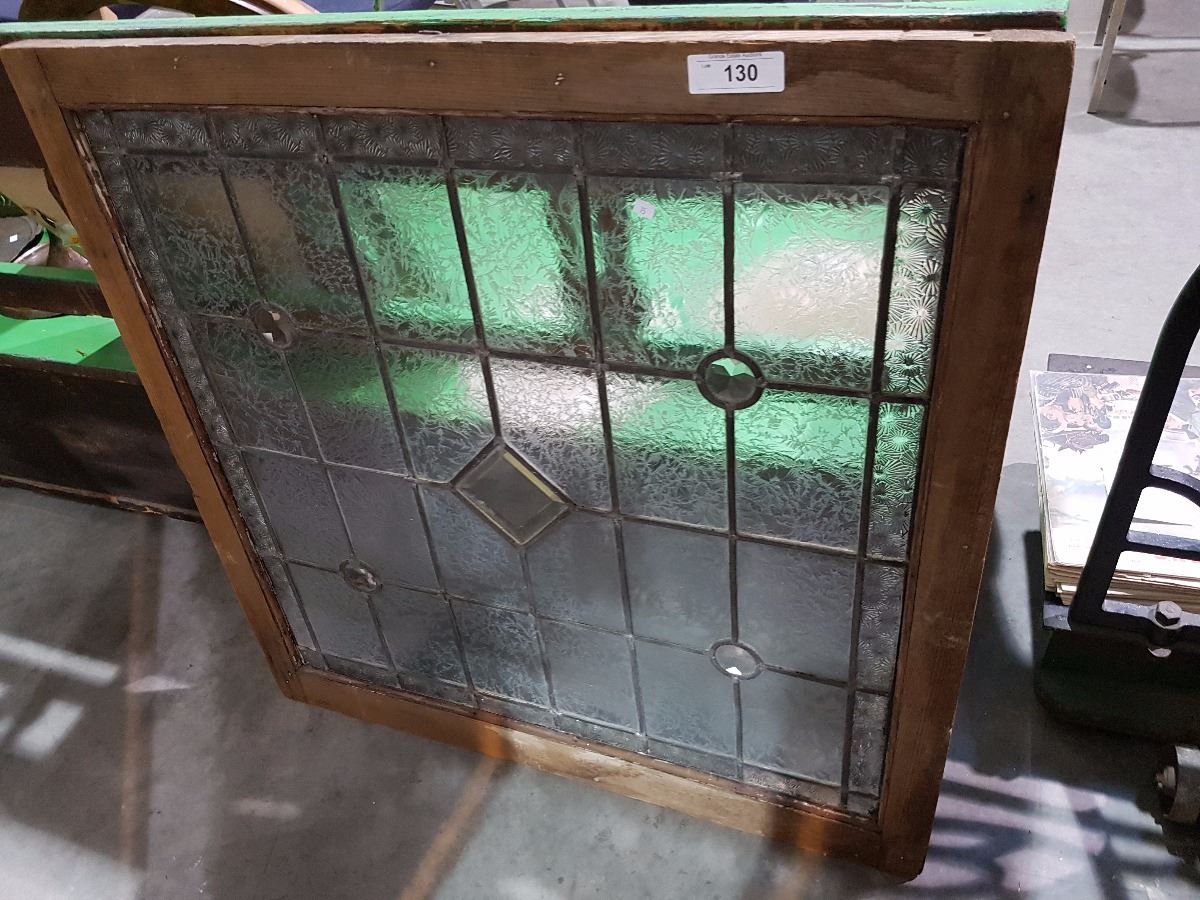 STAINED GLASS WINDOW 36"X36"