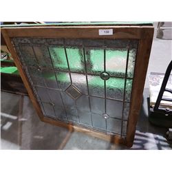 STAINED GLASS WINDOW 36"X36"