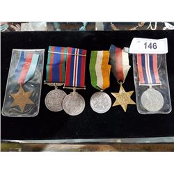 LOT OF SIX MEDALS