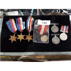 LOT OF SEVEN MEDALS