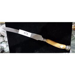 BONE HANDLED CARVING KNIFE