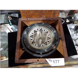 SHIPS COMPASS IN CASE