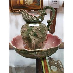VICTORIAN JUG AND BOWL