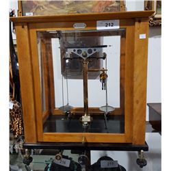 CENTRAL SCIENTIFIC COMPANY GOLD SCALE IN CASE MADE IN GERMANY