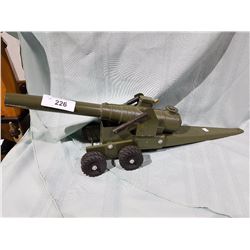 VINTAGE METAL TOY CANNON