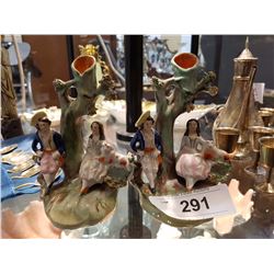 PAIR OF STAFFORDSHIRE FIGURES