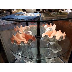 5 PIECE FITZ & FLOYD SEASHELL SET