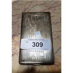 STERLING CIGARETTE CASE