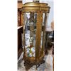 Image 1 : GILT CURVED GLASS DISPLAY CASE 65" HIGH