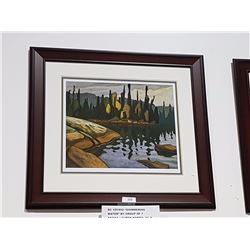 RC 105/950 "SHIMMERING WATER" BY GROUP OF 7 ARTIST LAUREN HARRIS 36"X33"