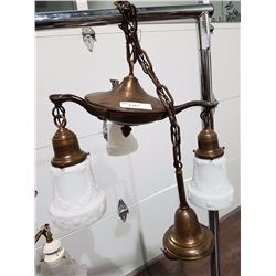 3 LIGHT PAN CHANDELIER