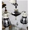 Image 1 : 2 LIGHT ART DECO CHANDELIER