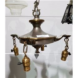 4 LIGHT PAN CHANDELIER