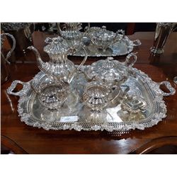 6 PIECE SILVER PLATE TEA SERVICE