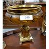 Image 1 : ORNATE ART GLASS CENTERPIECE
