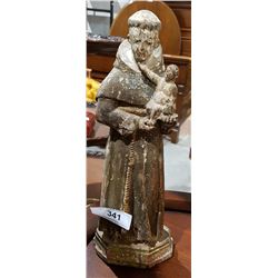 18TH C. CARVED WOOD RELIGIOUS FIGURE