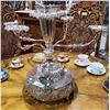 Image 1 : SILVER PLATE CANDLEBRA ON STAND