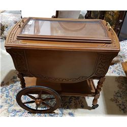 VINTAGE TEA TROLLY W/ REMOVABLE TRAY