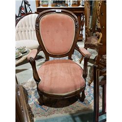 OPEN ARMED PARLOUR CHAIR