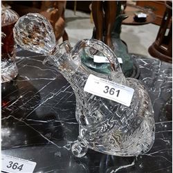 PINWHEEL CRYSTAL DECANTER