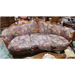 EARLY 20TH C. CARVED SOFA