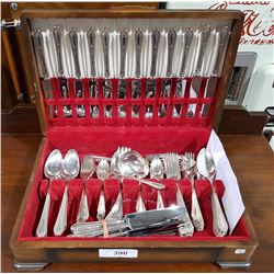 78 PIECE SET OF COMMUNITY SILVER PLATE FLATWARE SET IN CANTEEN