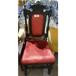 CARVED PARLOUR CHAIR
