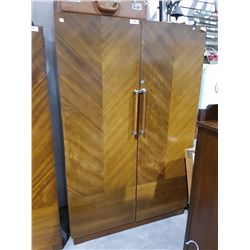 1930'S WARDROBE 46.25" WIDE X 19" DEEP X 70.5" HIGH