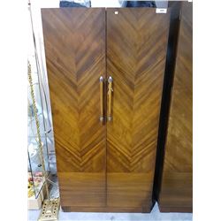 1930'S WARDROBE 67"HIGH X 33" WIDE X 16.75" DEEP
