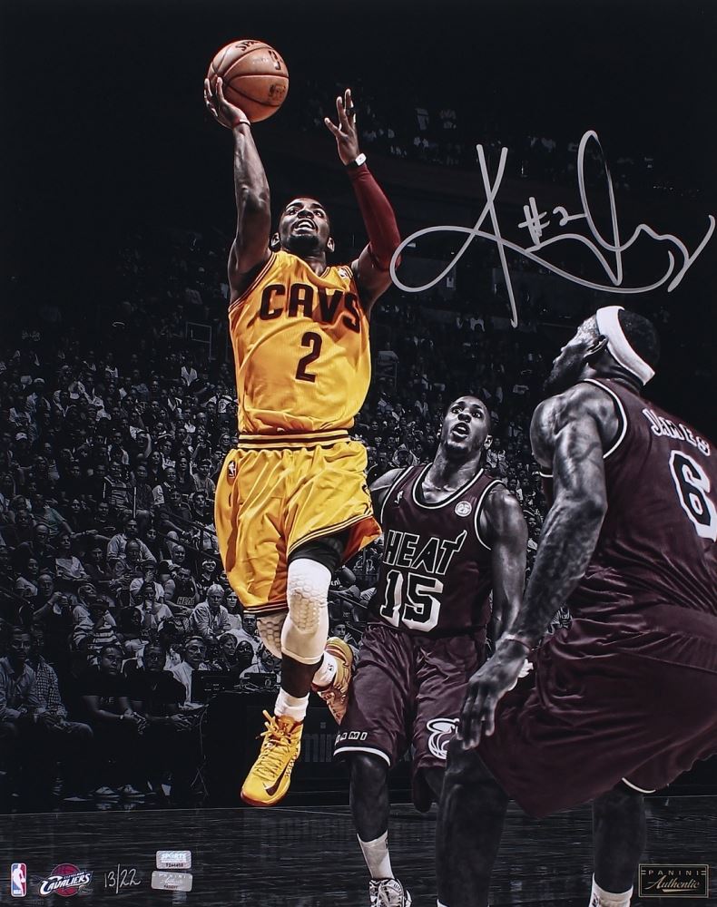 Kyrie Irving Signed LE Cavaliers 16x20 Photo (Panini COA Sports