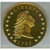 Image 3 : 1795 (2004) FLOWING HAIR GOLDEN ALLOY PATTERN DOLLAR  ICG PR67 LIMITED EDITION!