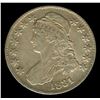 Image 3 : 1831 CAPPED BUST SILVER 50 CENTS  NNC AU-53