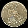 Image 3 : 1850-O SEATED LIBERTY SILVER 50 CENTS  NNC AU-58   SCARCE!