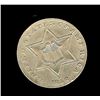Image 3 : 1858 SILVER THREE CENT  PIECE   NNC MS-64