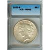 Image 1 : 1923-S PEACE SILVER DOLLAR  ICG MS63