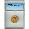 Image 1 : 1952-S LINCOLN WHEAT CENT ICG MS67 RED