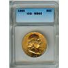 Image 1 : 1960 FRANKLIN SILVER 50 CENTS   ICG MS65