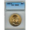 Image 1 : 1960-D FRANKLIN SILVER 50 CENTS  ICG MS65