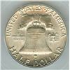 Image 4 : 1963 FRANKLIN SILVER 50 CENTS  ICG MS65