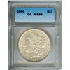 Image 1 : 1890 MORGAN SILVER DOLLAR  ICG MS65