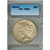 Image 1 : 1923-S PEACE SILVER DOLLAR  ICG MS61