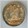 Image 4 : CANADA 1957 SILVER 10 CENTS  ICG PL67