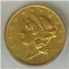 Image 3 : 1873-CC CLOSED 3 LIBERTY GOLD $20  ICG AU50    RARE DATE!