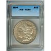 1894 MORGAN SILVER DOLLAR  ICG AU50