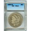 Image 1 : 1889-CC MORGAN SILVER DOLLAR  ICG VG10