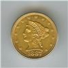 Image 3 : 1887 LIBERTY GOLD $2.5 ICG MS63  MINTAGE OF ONLY 6,160