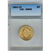 Image 1 : 1891-CC LIBERTY GOLD $5  ICG MS65   VERY RARE THIS NICE!